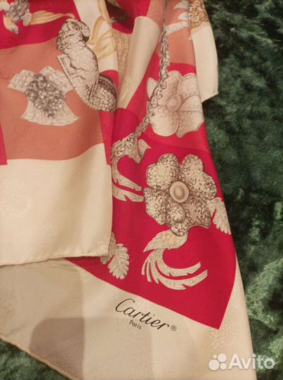 Cartier платок шелковый