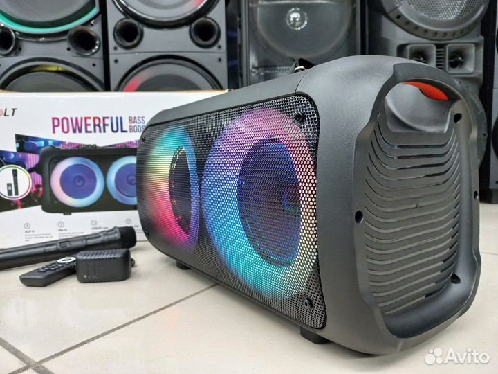 Мощная блютуз колонка 2200вт digivolt DG-1167