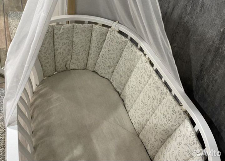 Бортики плоские, натяжная простынка