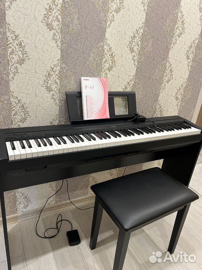 Цифровое пианино yamaha p-45