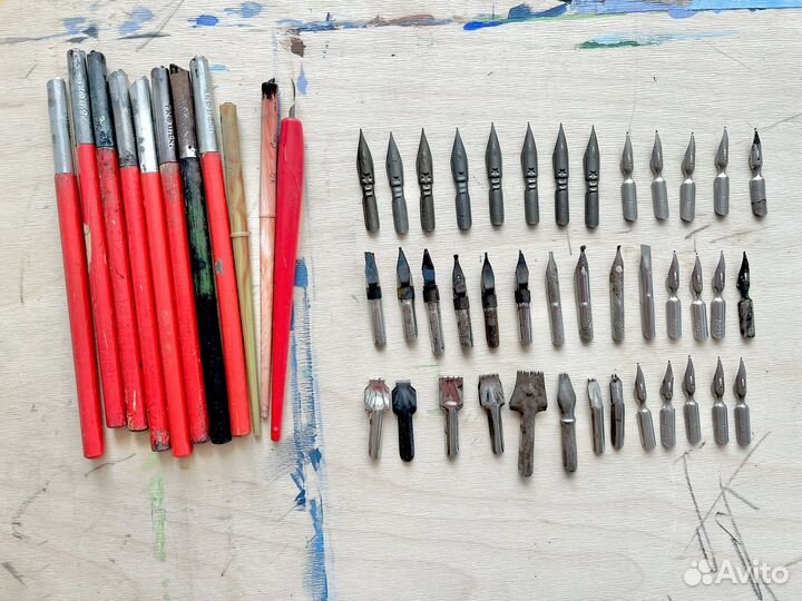 Перья плакатные СССР