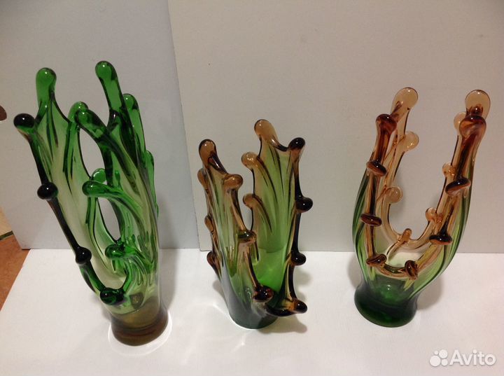 Вазы для фруктов и цветов Чехия, СССР. Вазы разные