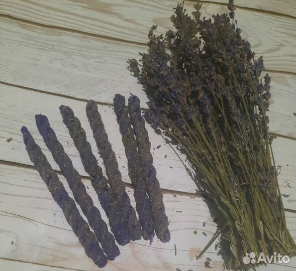 Набор свечи лаванда скрутки очищение