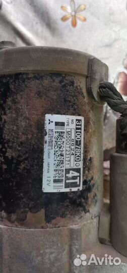 Стартер suzuki grand Vitara 2,4