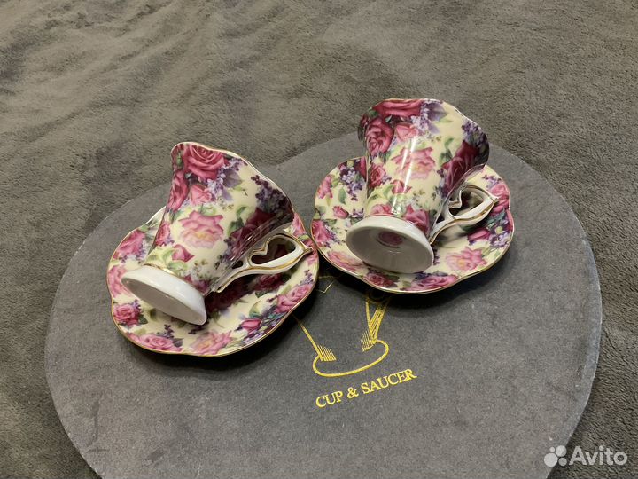 Чайный сервиз с розочками