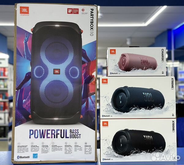 Портативные колонки JBL