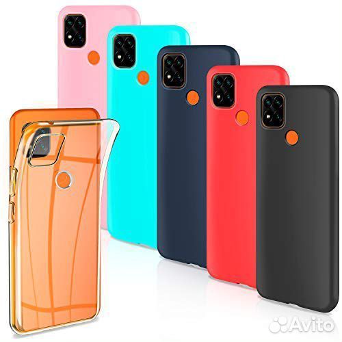 Силиконовый чехол на телефон Redmi 9C