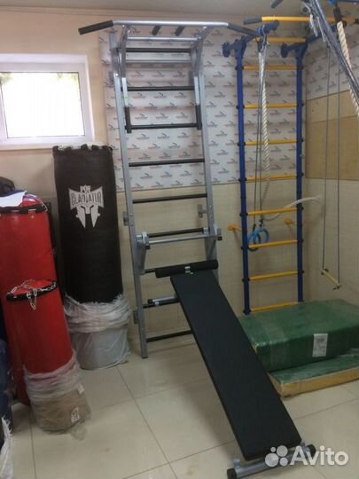 Шведская стенка+турник+cкамья+стойка