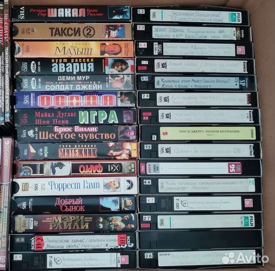 Видео кассеты, DVD фильмы, игры