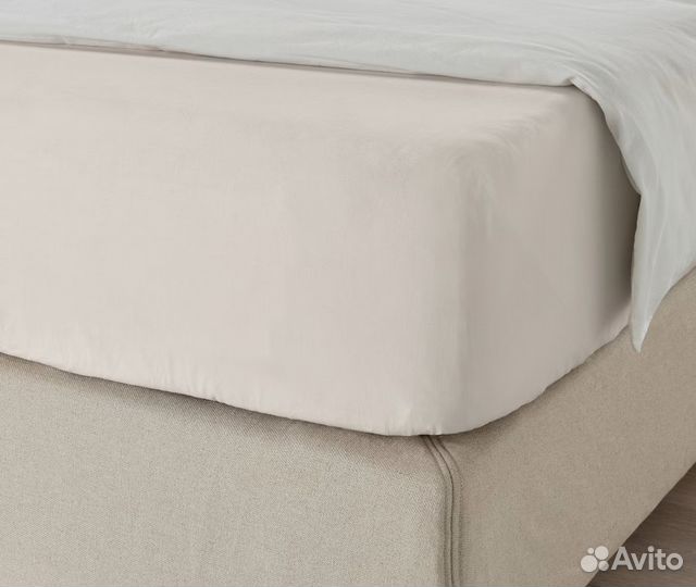 Простынь на резинке икеа 90*200*26