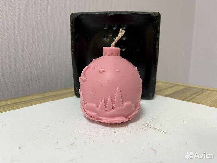 Пчелиный воск для свечей Светло Розовый