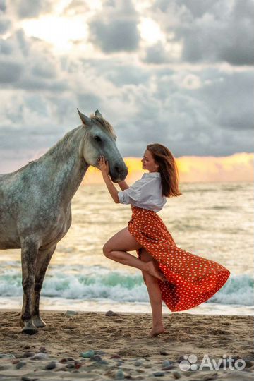 Фотосессии с лошадьми Зеленоградск, Куршская коса