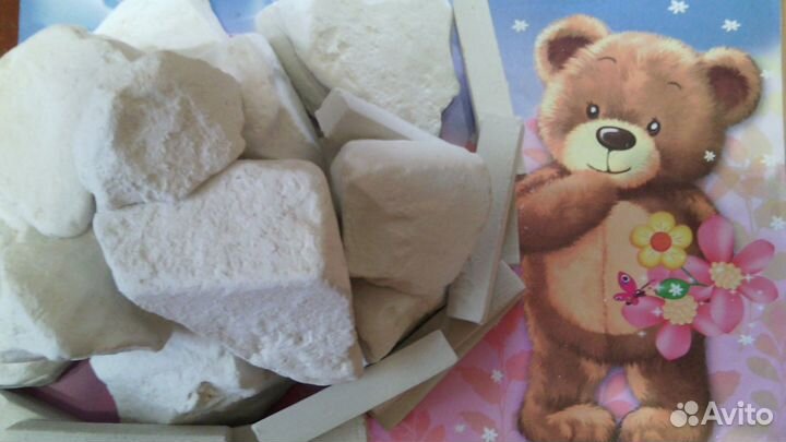 Мел природный пищевой. Глина