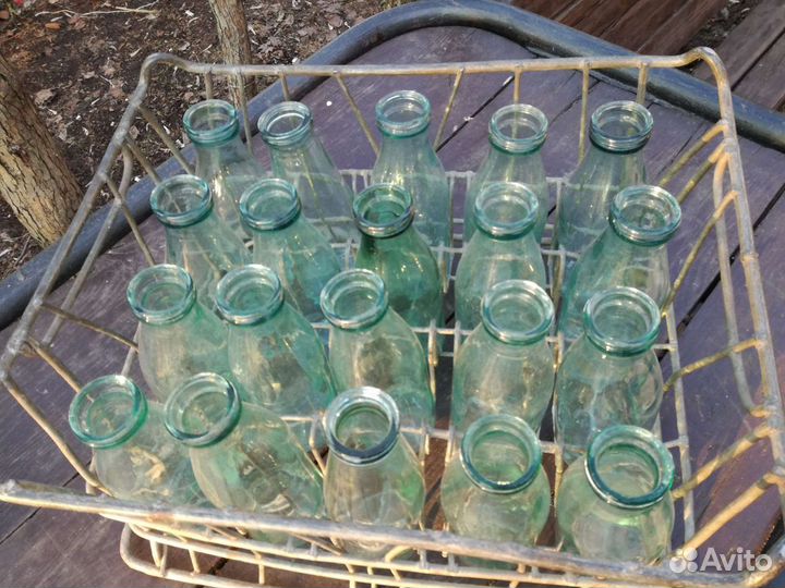 Ящик для кефирных бутылок СССР