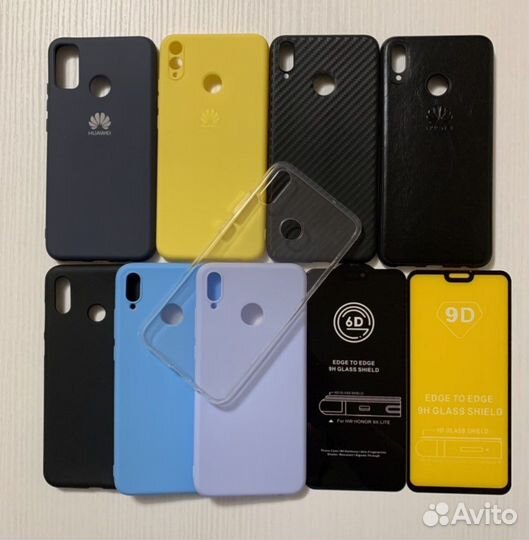 Чехол, стекло huawei honor