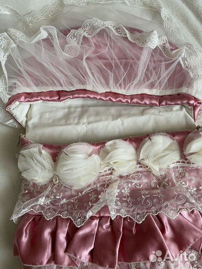 Конверт на выписку для девочки осень весна