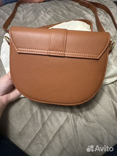 Сумка женская кросс боди коричневая