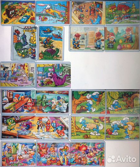 Пазлы из киндер сюрприз