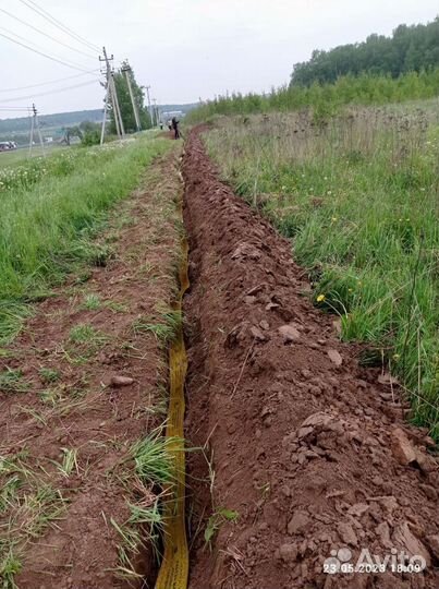 Земляные работы копка в ручную