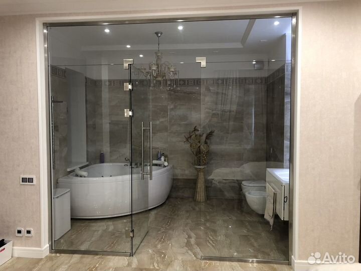 Душевое ограждение, зеркальное Панно, зеркало с по