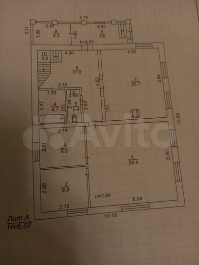 Коттедж 330 м² на участке 11 сот.