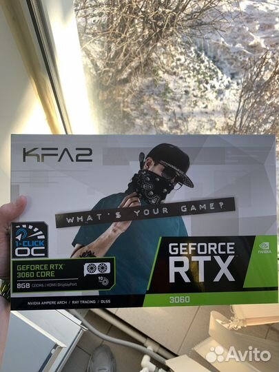Видеокарта RTX 3060 8gb