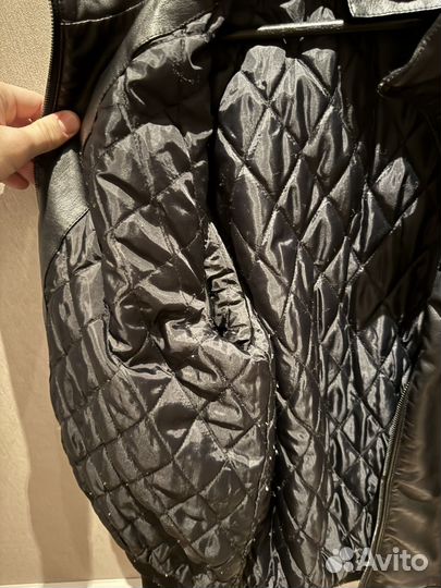 Кожаная куртка David Naman