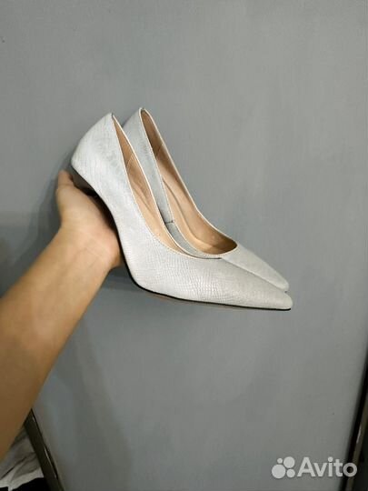 Туфли женские 39 размер серые светоотражающие