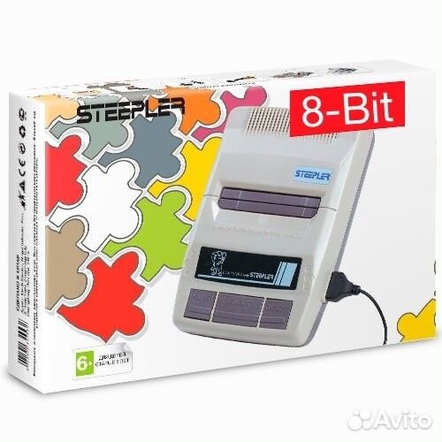 Dendy Steepler картридж несколько игр + пистолет