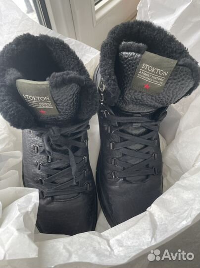 Высокие кеды-ботинки мужские на меху 44 р-р