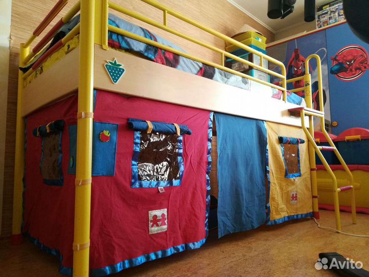 Кровать детская с горкой cilek