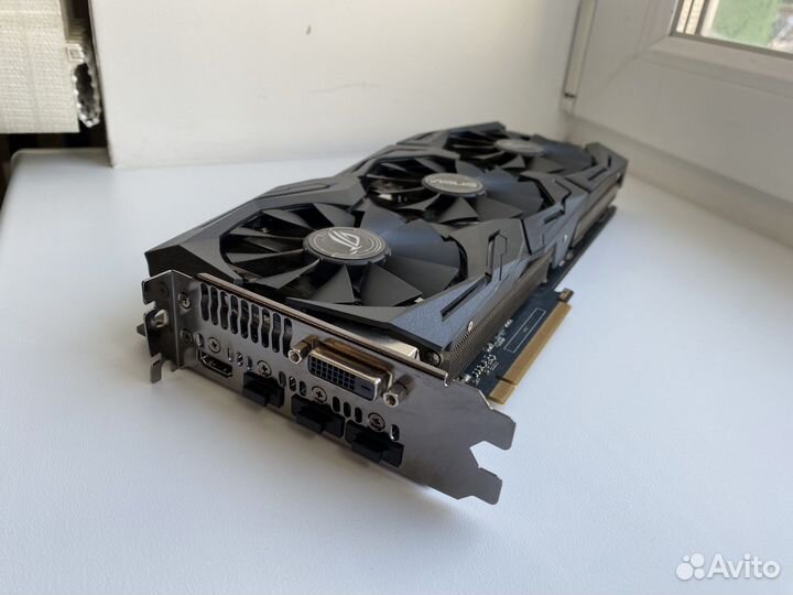 Видеокарта gtx 1060 6gb asus strix