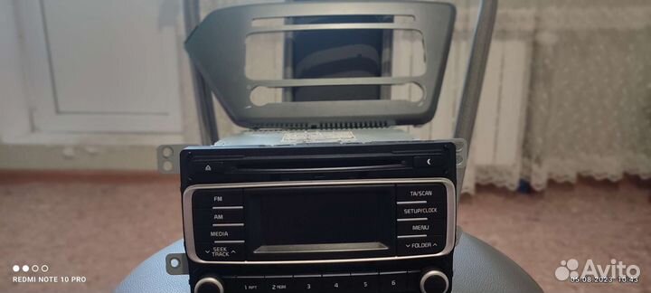 Штатная магнитола на kia rio 3