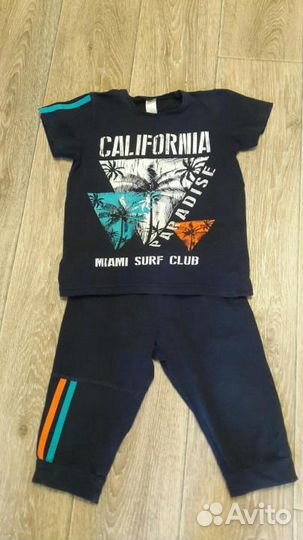 Костюм бриджи+футболка