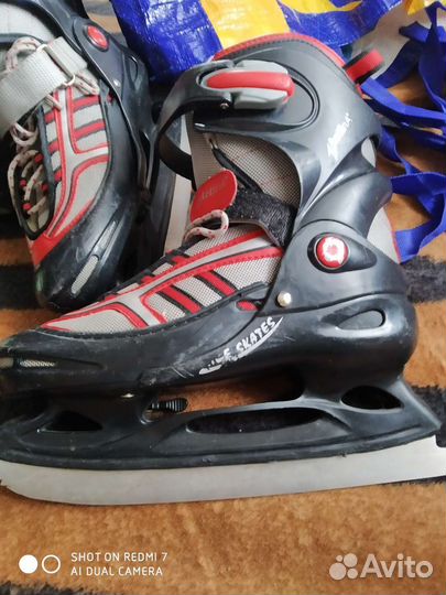 Коньки раздвижные 34-37