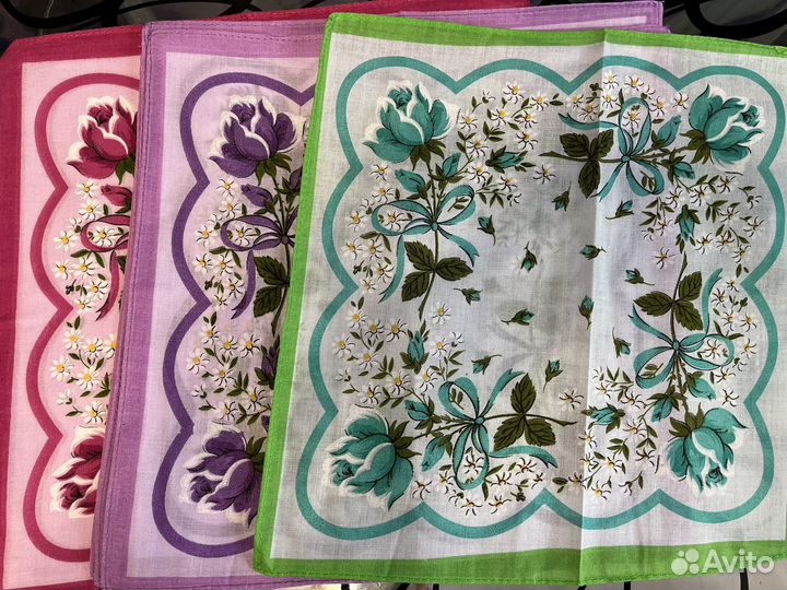 Платки носовые женские