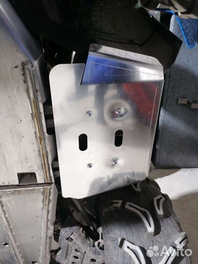 Защита подножки yamaha grizzly