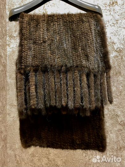 Женский шарф норка