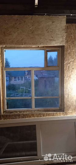 Оконные рамы деревянные со стеклом
