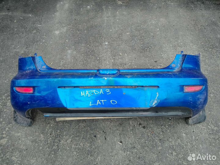 Задний бампер Mazda 3 BK хэтчбек