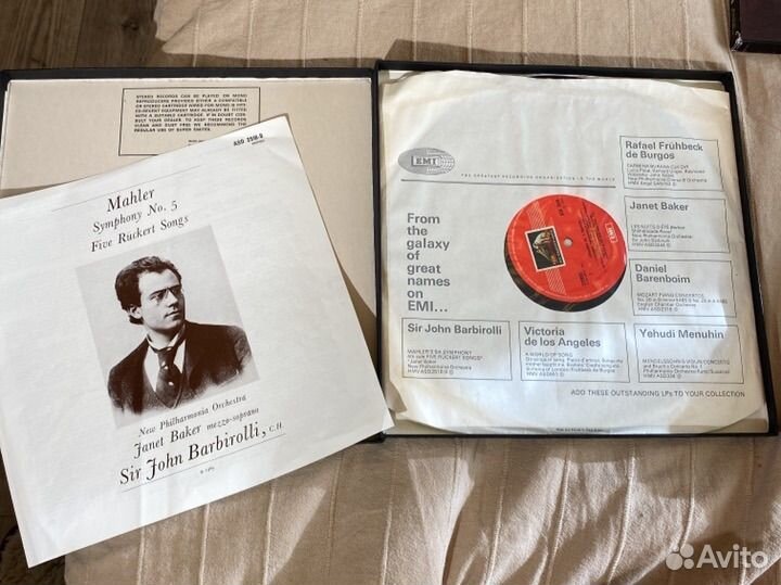 Mahler Symphony n 5, n 2 lp box