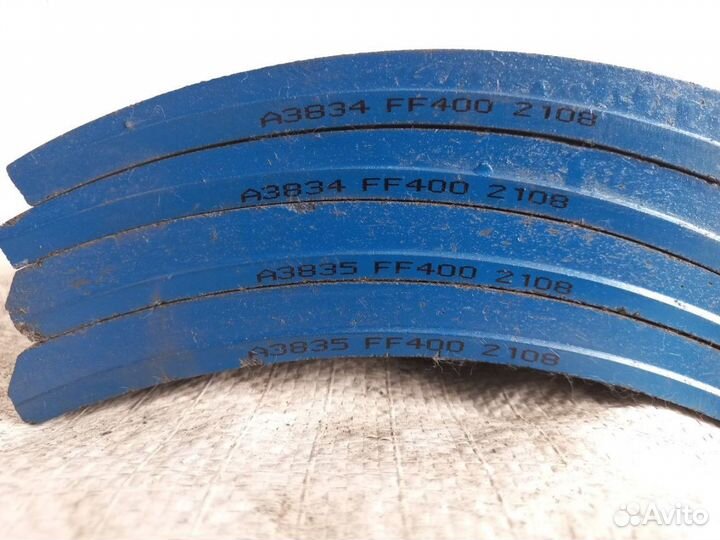 Накладки тормозной колодки ось L1 12 тонн