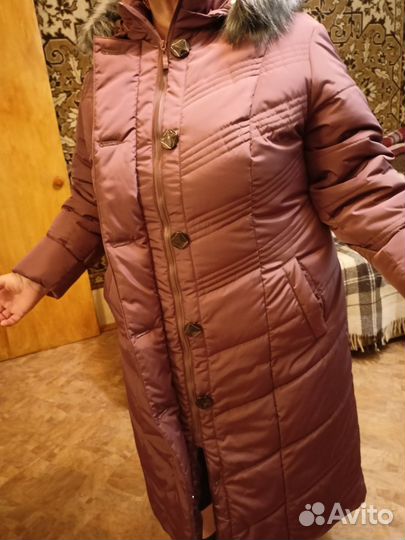 Пальто женское зимнее длинное