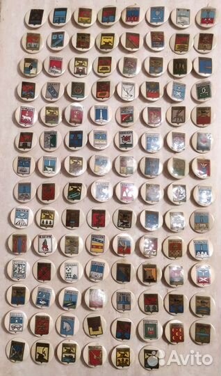 Значки гербы города Бакинская серия тфс