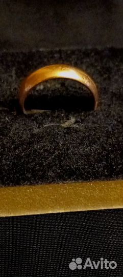 Обручальное кольцо СССР.Золото 583 пр.Платина 950