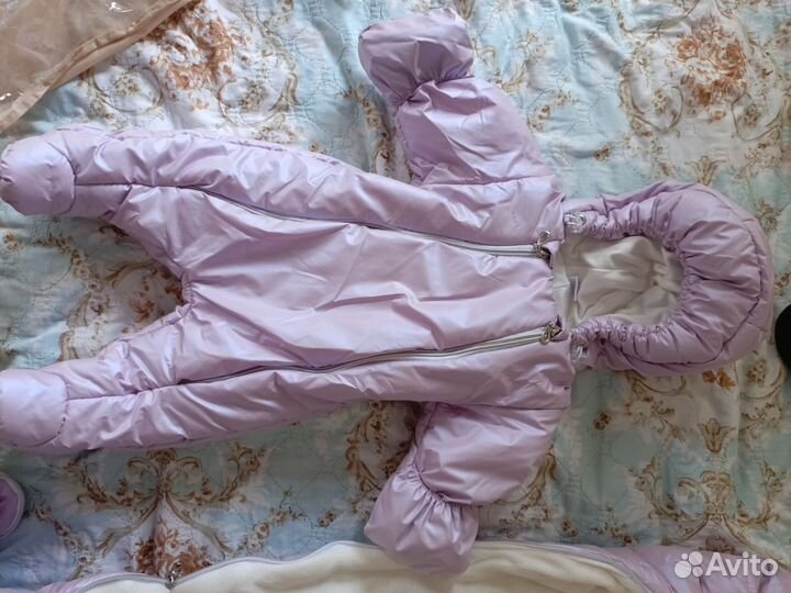 Конверт на выписку зимний для девочки