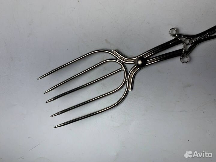 Вилка для мяса СССР скань винтаж