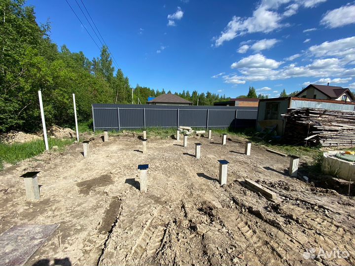 Фундамент на жб сваях