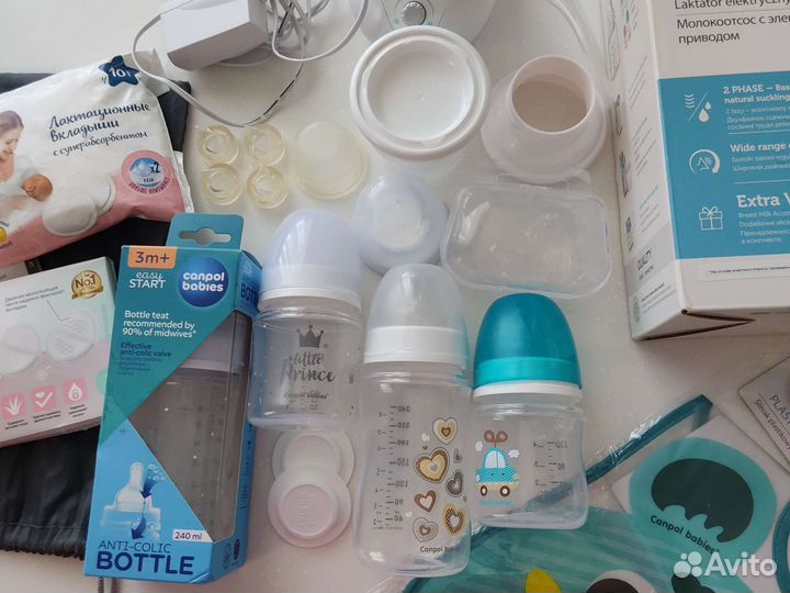 Canpol babies электр.молокоотсос большой набор