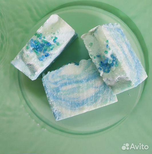 Натуральное твердое мыло «Морской бриз»